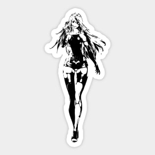 Weathered Nier Automata a2 Sticker